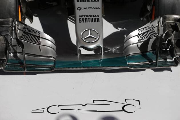 Motorsports: FIA Formula One World Championship WM Weltmeisterschaft 2015, Grand Prix of Spain, technical detail, Mercedes AMG Petronas Formula One Team xHOCHxZWEIx
