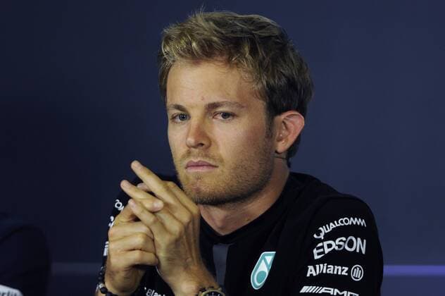 Aktuell Motorsport, Formel 1, GP Barcelona, PK Nico ROSBERG (GER) Mercedes AMG,Aktion,Einzelbild,angeschnittenes Einzelmotiv,Portraet,Portrait,Porträt,Gestik,skeptisch. FIA Pressekonferenz Formel 1:GP von Spanien,Circuit de Catalunya,Saison2015,am 07.05.2015.