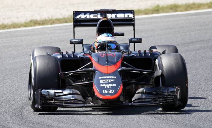 BARCELONA -may 08- SPAIN: Fernando Alonso in free practice of the GP of Spain Formula 1, held at the Circuit de Catalunya Barcelona, on May 8, 2015. Photo:Joan Valls Urbanandsport Cordon Press 