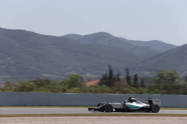08.02.2015- Free Practice 2, Nico Rosberg (GER) Mercedes AMG F1 W06 Spanish Grand Prix, Barcelona 7 - 10 May 2015 