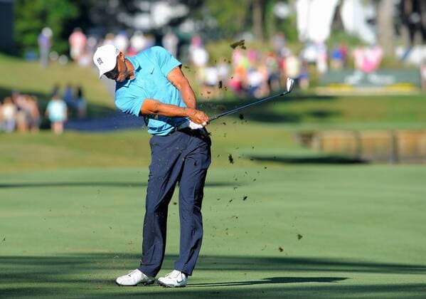 08 May 2015: Tiger Woods during the second round of The Players Championship at TPC Sawgrass Ponte Vedra Beach Florida. GOLF: MAY 08 PGA Golf Herren - THE PLAYERS Championship - Second Round Icon150580131 EDITORIAL USE ONLY