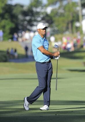 08 May 2015: Tiger Woods during the second round of The Players Championship at TPC Sawgrass Ponte Vedra Beach Florida. GOLF: MAY 08 PGA Golf Herren - THE PLAYERS Championship - Second Round Icon150580145 EDITORIAL USE ONLY