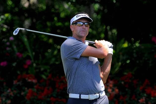 08 May 2015: Robert Allenby 13th tee during the second round of The Players Championship at TPC Sawgrass Ponte Vedra Beach Florida. GOLF: MAY 08 PGA Golf Herren - THE PLAYERS Championship - Second Round Icon150580578 EDITORIAL USE ONLY