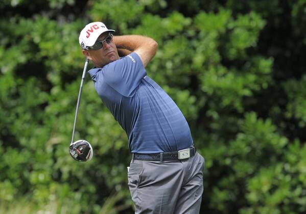 08 May 2015: Stewart Cink during the second round of The Players Championship at TPC Sawgrass Ponte Vedra Beach Florida. GOLF: MAY 08 PGA Golf Herren - THE PLAYERS Championship - Second Round Icon150580757 EDITORIAL USE ONLY