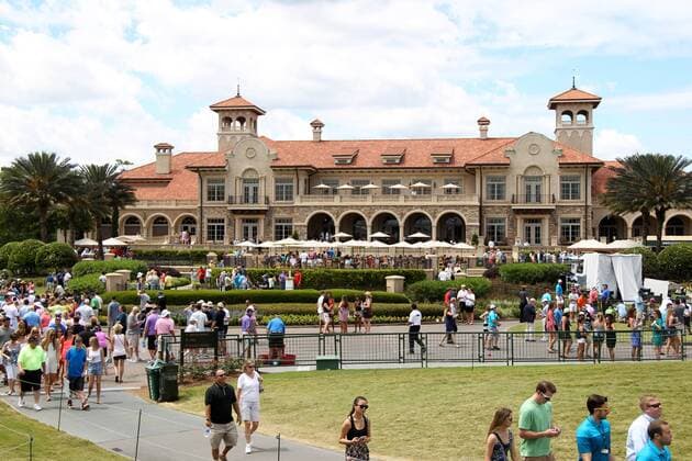 Aktuell Golf - The Players Championship in Ponte Vedra Beac May 8, 2015 - Ponte Vedra Beach, Florida, United States - General view of the clubhouse during the second round of THE PLAYERS Championship. THE PLAYERS Championship - Round 2 - ZUMAw109