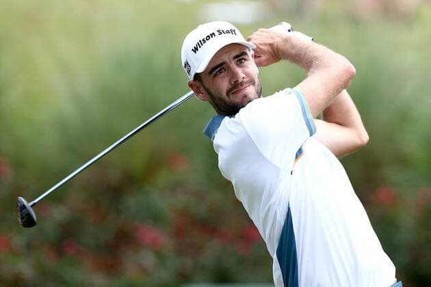 Aktuell Golf - The Players Championship in Ponte Vedra Beac May 8, 2015 - Ponte Vedra Beach, Florida, United States - Troy Merritt tees off the 18th hole during the second round of THE PLAYERS Championship. THE PLAYERS Championship - Round 2 - ZUMAw109