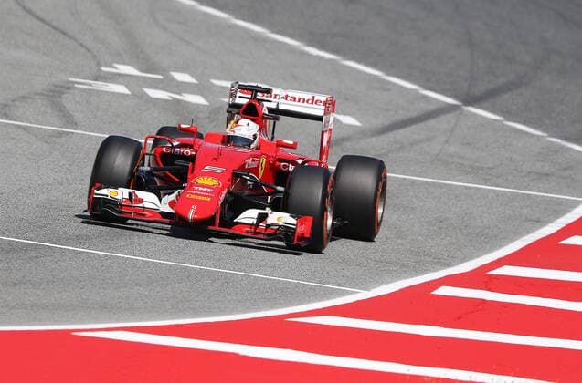 VETTEL Sebastian F1 Team F1 Scuderia Ferrari FIA Motorsport Formel 1 Saison 2015 Grand Prix von Spanien 2015 in Barcelona am 09.Mai 2015 