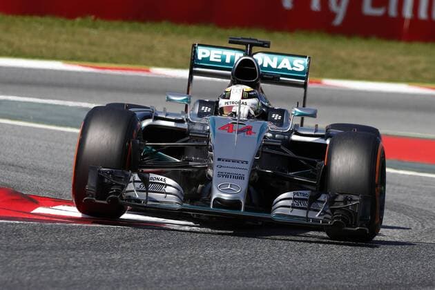 Motorsports: FIA Formula One World Championship WM Weltmeisterschaft 2015, Grand Prix of Spain, 44 Lewis Hamilton (GBR, Mercedes AMG Petronas Formula One Team), xHOCHxZWEIx