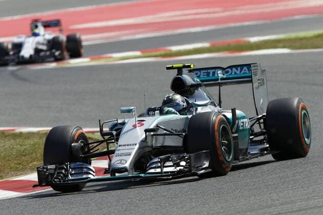 Motorsports: FIA Formula One World Championship WM Weltmeisterschaft 2015, Grand Prix of Spain, 6 Nico Rosberg (GER, Mercedes AMG Petronas Formula One Team), xHOCHxZWEIx