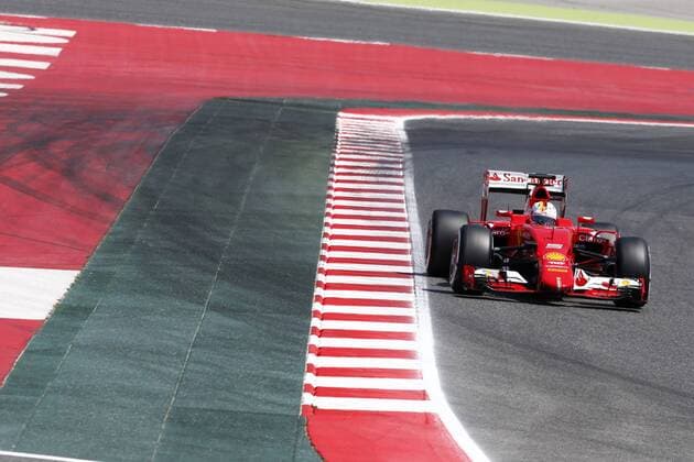 Motorsports: FIA Formula One World Championship WM Weltmeisterschaft 2015, Grand Prix of Spain, 5 Sebastian Vettel (GER, Scuderia Ferrari), xHOCHxZWEIx