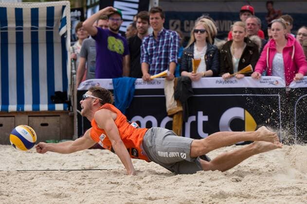 09.05.2015, Muenster, Schlossplatz smart beach tour, Supercup Münster Muenster, Hauptfeld Abwehr Sebastian Windscheif