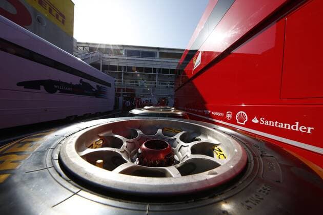 Motorsports: FIA Formula One World Championship WM Weltmeisterschaft 2015, Grand Prix of Spain, Pirelli, tire, tires, tyre, tyres, wheel, wheels, Reifen, Rad, feature xHOCHxZWEIx