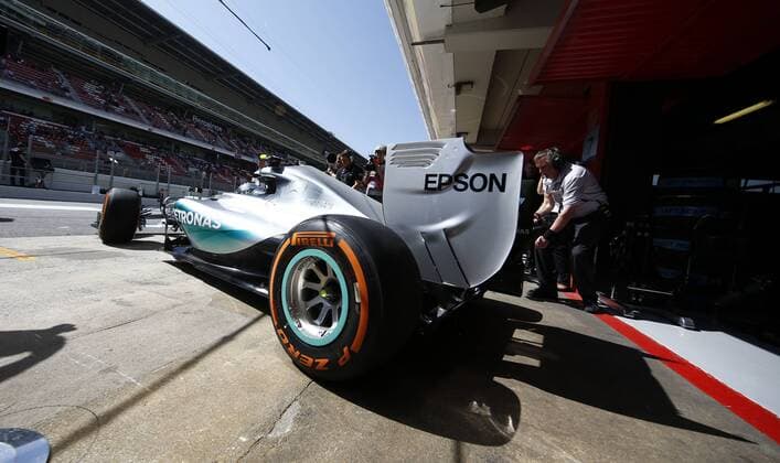 Motorsports: FIA Formula One World Championship WM Weltmeisterschaft 2015, Grand Prix of Spain, 6 Nico Rosberg (GER, Mercedes AMG Petronas Formula One Team), xHOCHxZWEIx