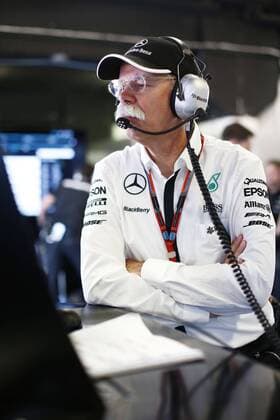 Motorsports: FIA Formula One World Championship WM Weltmeisterschaft 2015, Grand Prix of Spain, Dr. Dieter Zetsche (Chairman of the Board of Management of Daimler AG, Head of Mercedes-Benz Cars), xHOCHxZWEIx