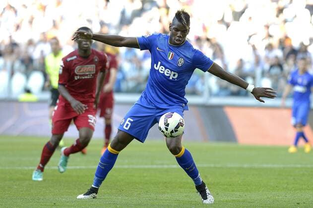 Aktuell Fußball, Italien, Juventus Turin - Cagliari Calcio Paul Pogba Juventus, Serie A 2014 2015 Juventus Turin - US Cagliari Calcio filippoxalfero