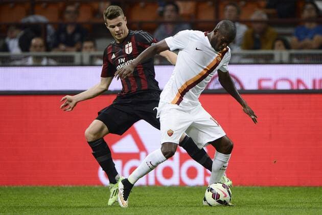 Aktuell Fußball, Italien, AC Mailand - AS Rom Aktuell Fußball, Italien, AC Mailand - AS Rom Marco Van Ginkel Milan, Ibarbo Roma Serie A AC Milan - AS Rom giuseppexceleste
