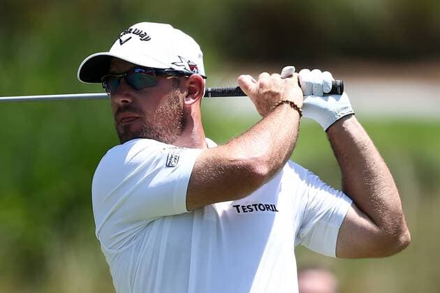 Aktuell Golf - The Players Championship in Ponte Vedra Beach May 9, 2015 - Ponte Vedra Beach, Florida, United States - Scott Brown tees off the 1st hole during the third round of THE PLAYERS Championship. THE PLAYERS Championship - Round 3 - ZUMAw109