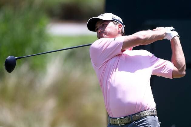 Aktuell Golf - The Players Championship in Ponte Vedra Beach May 9, 2015 - Ponte Vedra Beach, Florida, United States - Kevin Kisner tees off the 1st hole during the third round of THE PLAYERS Championship. THE PLAYERS Championship - Round 3 - ZUMAw109