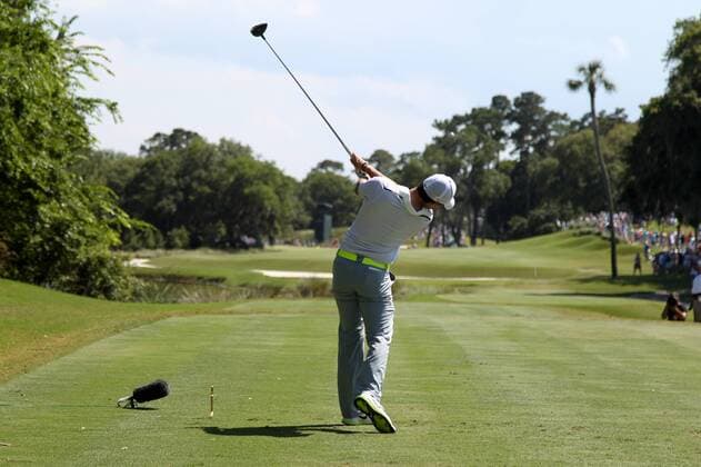 May 9, 2015 - Ponte Vedra Beach, Florida, United States - Rory McIlroy tees off during the third round of THE PLAYERS Championship. THE PLAYERS Championship - Round 3 - ZUMAw109