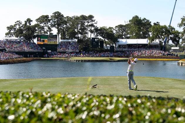 May 9, 2015 - Ponte Vedra Beach, Florida, United States - Rory McIlroy tees off the 17th green during the third round of THE PLAYERS Championship. THE PLAYERS Championship - Round 3 - ZUMAw109