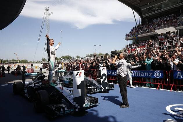 Motorsports: FIA Formula One World Championship WM Weltmeisterschaft 2015, Grand Prix of Spain, 6 Nico Rosberg (GER, Mercedes AMG Petronas Formula One Team), xHOCHxZWEIx