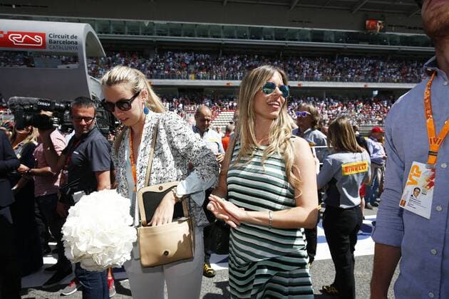 Motorsports: FIA Formula One World Championship WM Weltmeisterschaft 2015, Grand Prix of Spain, Vivian, wife of 6 Nico Rosberg (GER, Mercedes AMG Petronas F1 Team) xHOCHxZWEIx