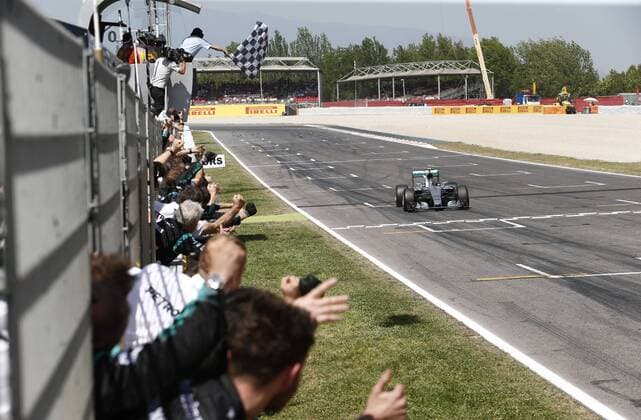 Motorsports: FIA Formula One World Championship WM Weltmeisterschaft 2015, Grand Prix of Spain, 6 Nico Rosberg (GER, Mercedes AMG Petronas Formula One Team), xHOCHxZWEIx