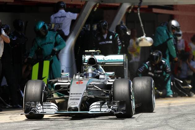 Motorsports: FIA Formula One World Championship WM Weltmeisterschaft 2015, Grand Prix of Spain, 6 Nico Rosberg (GER, Mercedes AMG Petronas Formula One Team), xHOCHxZWEIx