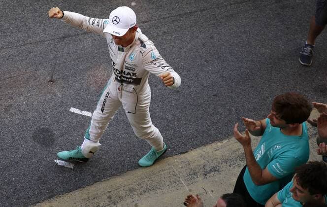 BARCELONA -may 10- SPAIN: Nico Rosberg celebration after to win the GP of Spain Formula 1, held at the Circuit de Catalunya Barcelona, on May 10, 2015. Photo:Joan Valls Urbanandsport Cordon Press 