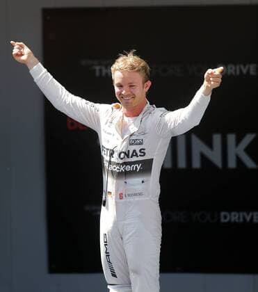 May 10, 2015 - Barcelona, Spain - NICO ROSBERG of Germany and Mercedes AMG Petronas F1 Team celebrates after winning the 2015 Formula 1 Spanish Grand Prix at Circuit de Catalunya in Barcelona, Spain. F1 2015 - Spanish Grand Prix - Rosberg wins - ZUMAg147