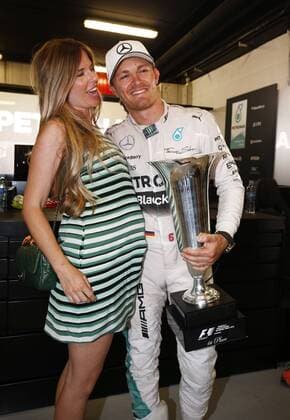 Motorsports: FIA Formula One World Championship WM Weltmeisterschaft 2015, Grand Prix of Spain, 6 Nico Rosberg (GER, Mercedes AMG Petronas F1 Team) and his wife Vivian xHOCHxZWEIx