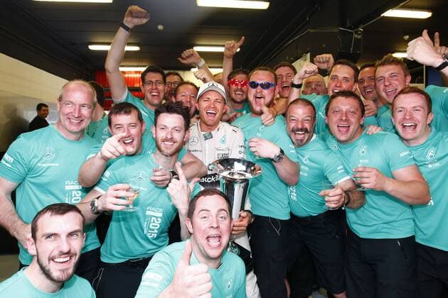 Motorsports: FIA Formula One World Championship WM Weltmeisterschaft 2015, Grand Prix of Spain, 6 Nico Rosberg (GER, Mercedes AMG Petronas Formula One Team), xHOCHxZWEIx