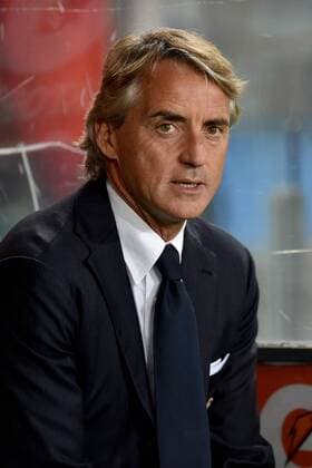 Aktuell FuÃŸball, Italien, Lazio Rom - Inter Mailand 10.05.2015. Rome, Italy. Serie A Football. Lazio versus Inter Milan. Inter Milan manager Roberto Mancini xGiuseppexMaffiax  ActionPlus11619974