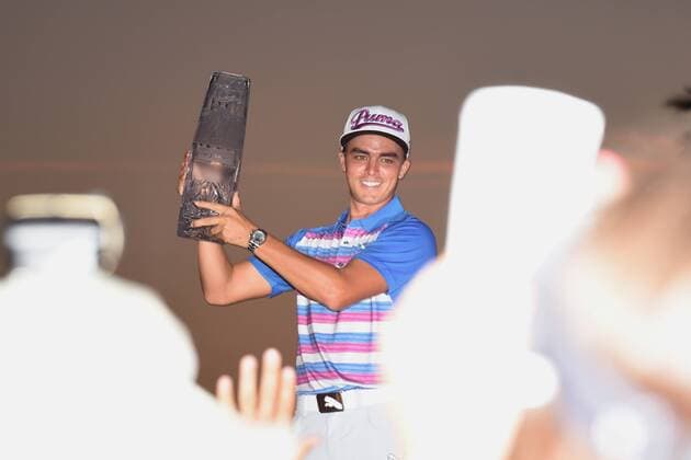 10 May 2015: Rickie Fowler in front of all the media during the final round of The Players Championship at TPC Sawgrass Ponte Vedra Beach Florida. GOLF: MAY 10 PGA Golf Herren - THE PLAYERS Championship - Final Round Icon1505101189 EDITORIAL USE ONLY