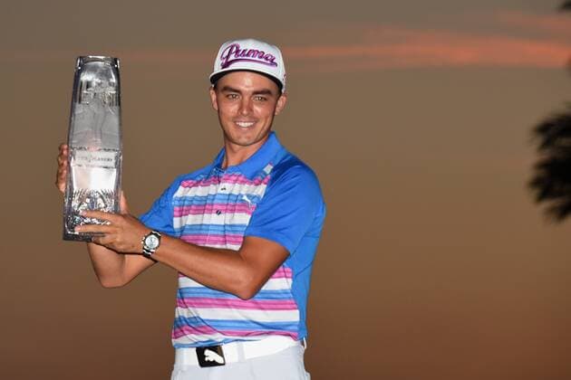 10 May 2015: Rickie Fowler 2015 Player Champion during the final round of The Players Championship at TPC Sawgrass Ponte Vedra Beach Florida. GOLF: MAY 10 PGA Golf Herren - THE PLAYERS Championship - Final Round Icon1505101336 EDITORIAL USE ONLY