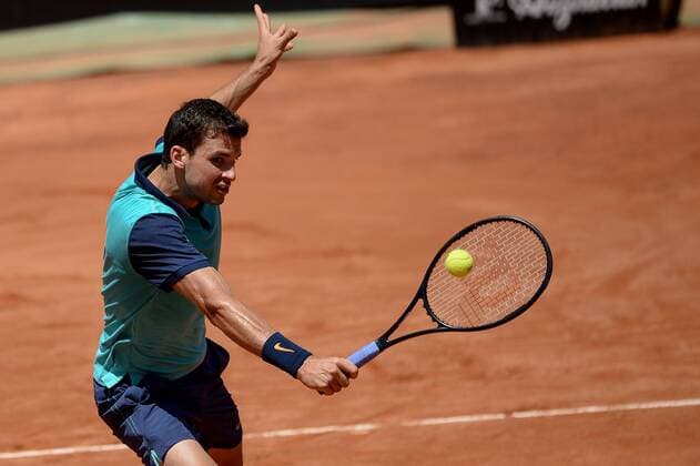 11.05.2015. Rome, Italy. BNL Itallian Open Tennis. Grigor Dimitrov (BUL) in action in the match against Jerzy Janowicz (POL) xGiuseppexMaffiax  ActionPlus11620104