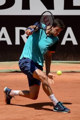 11.05.2015. Rome, Italy. BNL Itallian Open Tennis. Grigor Dimitrov (BUL) in action in the match against Jerzy Janowicz (POL) xGiuseppexMaffiax  ActionPlus11620105