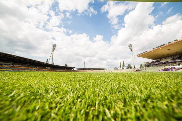 Berlin, Deutschland, 13.05.2015: Fußball Frauen Championsleague 2014 2015 - UEFA Women s Championsleague Final 2015 - Vorschau. Übersicht, Übersicht, Totale Friedrich-Ludwig-Jahn-Sportpark