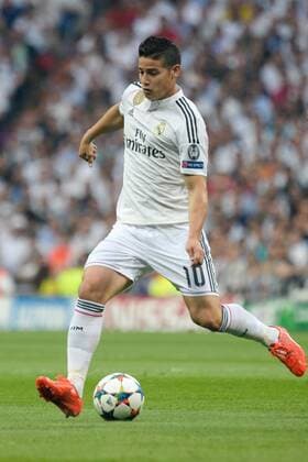 James Rodriguez (Real), Freisteller, Einzelbild, Aktion, Action, Fussball, UEFA Champions League, Real Madrid - Juventus Turin,  xjgx