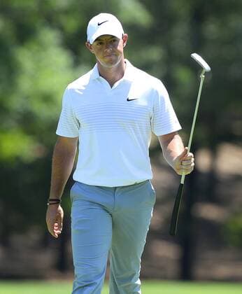 May 13, 2015 - Charlotte, NC, USA - Rory McIlroy acknowledges the gallery s applause on the third green during the Pro-Am on Wednesday, May 13, 2015, at Quail Hollow Club in Charlotte, N.C. Wells Fargo Pro-Am round - ZUMAm67_