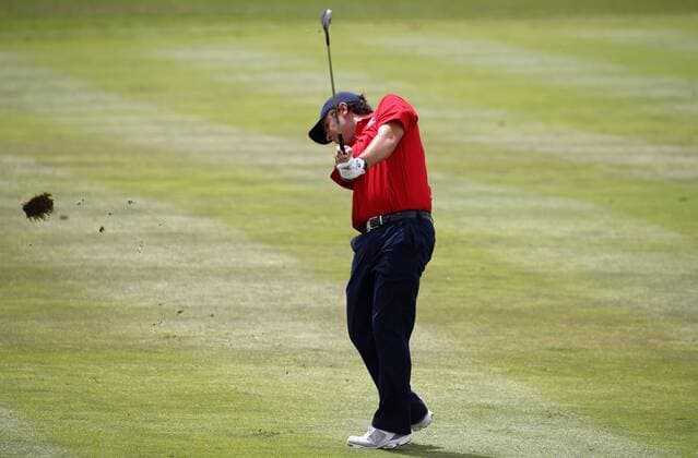 BARCELONA -may 14- SPAIN: Thomas Aiken in the Spain Open Golf, held in the Club de Golf El Prat, may 14, 2015. Photo: Joan Valls Urbanandsport Cordon Press 