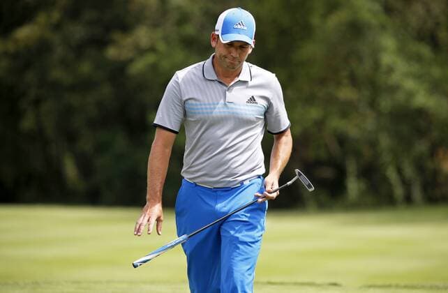 BARCELONA -may 14- SPAIN: Sergio Garcia in the Spain Open Golf, held in the Club de Golf El Prat, may 14, 2015. Photo: Joan Valls Urbanandsport Cordon Press 