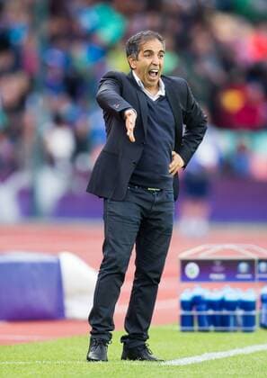 Berlin, Deutschland, 14.05.2015: Fußball Frauen Championsleague 2014 2015 - 1. FFC Frankfurt - Paris Saint Germain - UEFA Womens Championsleague Final 2015. Trainer Farid Benstiti (PSG)