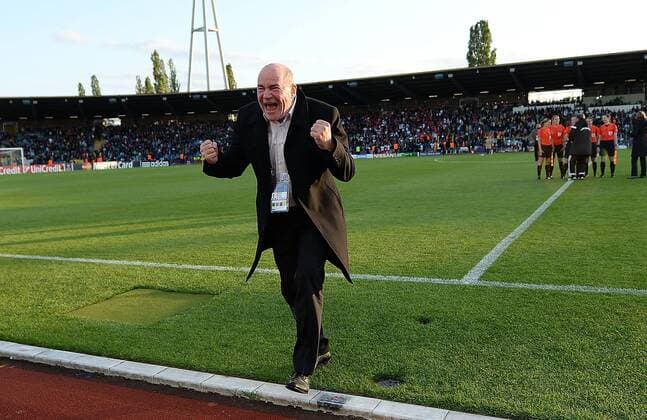 14.05.2015, xjhx, Fussball UEFA Champions League Womans, 1.FFC Frankfurt - FC Paris St. Germain , v.l. Manager Siegfried Dietrich (1.FFC Frankfurt)
