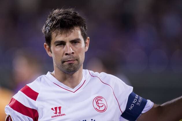 Coke (Sivilla), MAY 14, 2015 - Football Soccer : UEFA Europa League Semi-final 2nd leg match between ACF Fiorentina 0-2 Sevilla FC at Stadio Artemio Franchi in Florence, Italy. NoxThirdxPartyxSales  (ptmb075326)