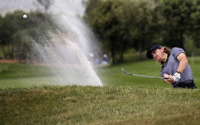 BARCELONA -may 15- SPAIN: Tommy Fleetwood in the Spain Open Golf, held in the Club de Golf El Prat, may 15, 2015. Photo: Joan Valls Urbanandsport Cordon Press 