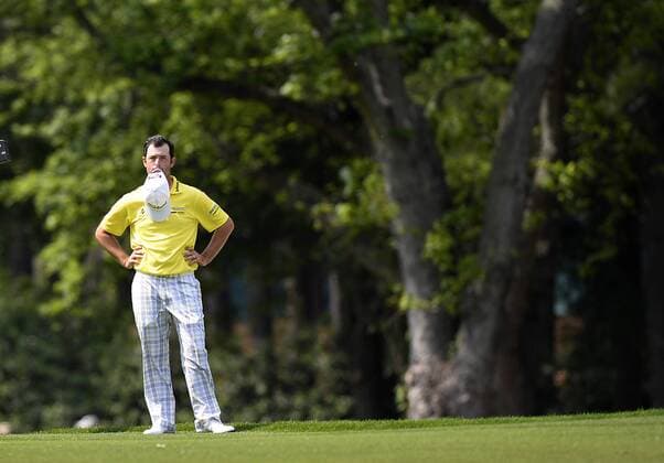 May 15, 2015 - Charlotte, NC, USA - Robert Streb stands in the 10th fairway waiting to hit his second shot during the second round of the Wells Fargo Championship at Quail Hollow Club on Friday, May 15, 2015, in Charlotte, N.C. Wells Fargo Second Round - ZUMAm67_