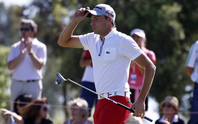 May 16, 2015 - Barcelona, Catalonia, Spain - BARCELONA -may 16- SPAIN: Benjamin Hebert in the Spain Open Golf, held in the Club de Golf El Prat, may 16, 2015. Photo: Joan Valls Urbanandsport Nurphoto Open Spain Golf  - ZUMAn230