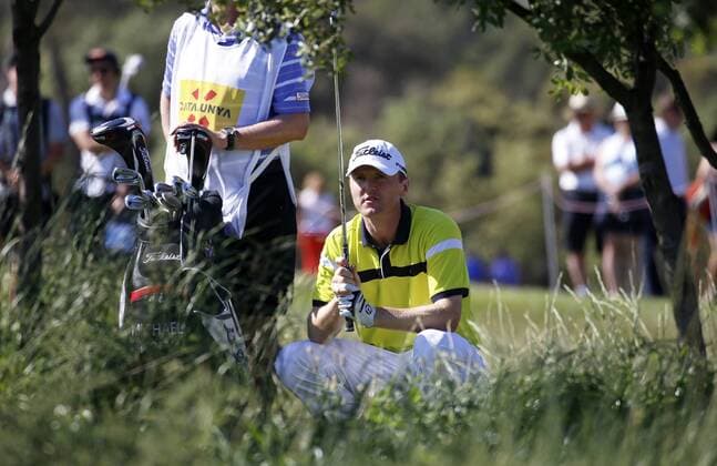 May 16, 2015 - Barcelona, Catalonia, Spain - BARCELONA -may 16- SPAIN: Michael Hoey in the Spain Open Golf, held in the Club de Golf El Prat, may 16, 2015. Photo: Joan Valls Urbanandsport Nurphoto Open Spain Golf  - ZUMAn230