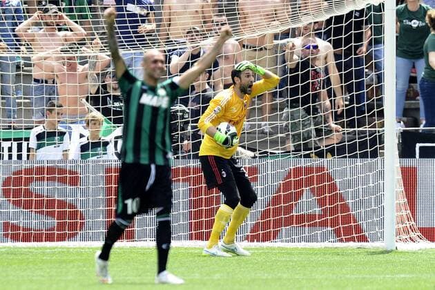 Aktuell Fußball, Italien, Serie A, Sassuolo Calcio - AC Milan Reggio Emilia 17 05 2015 - Serie A US Sassuolo - AC Milan foto DanieleBuffa -- Diego Lopez 
